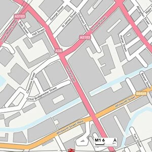 Manchester M1 6 Map