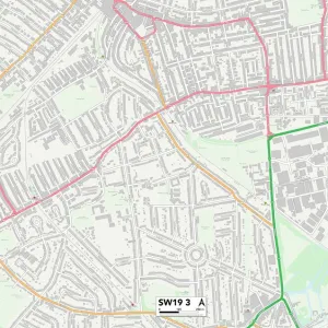 Merton SW19 3 Map