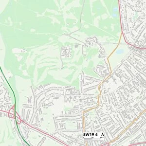 Merton SW19 4 Map