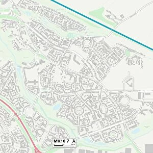 Milton Keynes MK10 7 Map