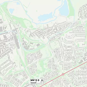 Milton Keynes MK13 0 Map