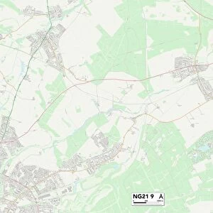 Newark and Sherwood NG21 9 Map