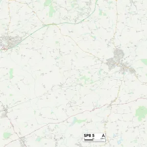 North Dorset SP8 5 Map