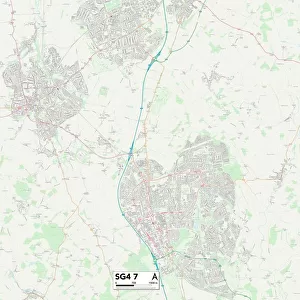 North Hertfordshire SG4 7 Map