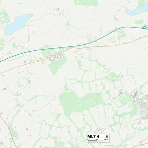 North Lanarkshire ML7 4 Map
