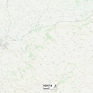 North Yorkshire YO17 8 Map