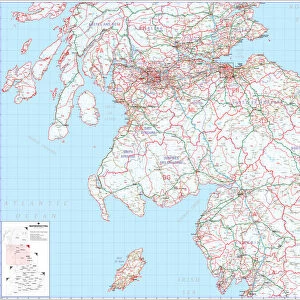 Postcode District Map sheet 5 South and Central Scotland