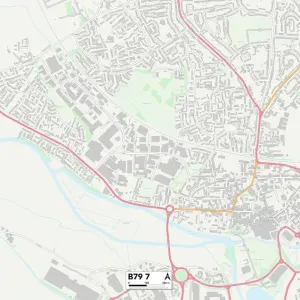 Birmingham A4 Print Map B79 7 Birmingham A4 Print Map B79 7