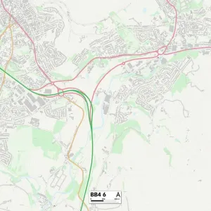 Rossendale BB4 6 Print Map Sector Rossendale BB4 6 Print Map Sector