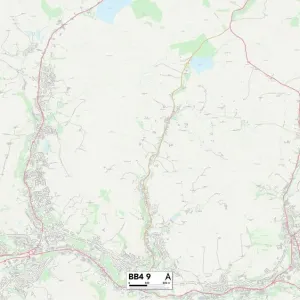 Rossendale BB4 9 Print Map Sector Rossendale BB4 9 Print Map Sector