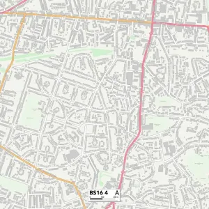 Bristol BS16 4 Print Map Sector Bristol BS16 4 Print Map Sector