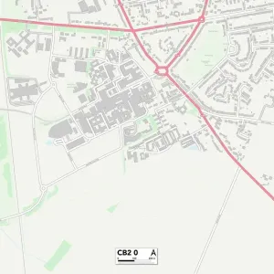 Cambridge CB2 0 Print Map Sector Cambridge CB2 0 Print Map Sector