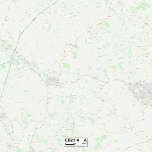 Cambridge CB21 4 Print Map Sector Cambridge CB21 4 Print Map Sector