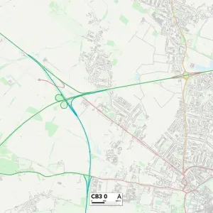 Cambridge CB3 0 Print Map Sector Cambridge CB3 0 Print Map Sector