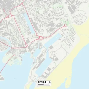 Cardiff CF10 4 Map Cardiff CF10 4 Map
