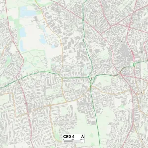 Croydon CR0 4 Postcode Sector Print Map Croydon CR0 4 Postcode Sector Print Map