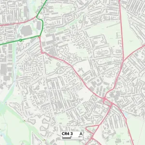 Merton CR4 3 Postcode Sector Print Map Merton CR4 3 Postcode Sector Print Map
