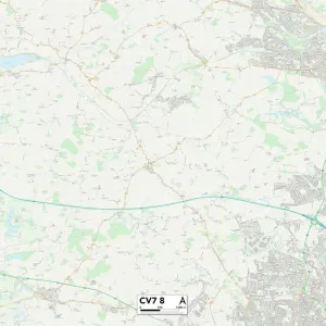 Coventry CV7 8 Print Map Sector Coventry CV7 8 Print Map Sector