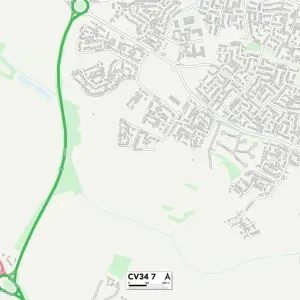 Warwick CV34 7 Map Warwick CV34 7 Map