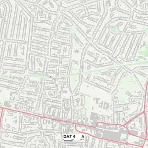 DA7 4 Print Sector Map of Bexley DA7 4 Print Sector Map of Bexley