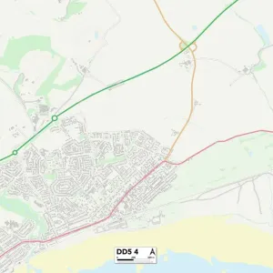 Dundee DD5 4 Map Dundee DD5 4 Map