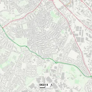 Derby DE23 8 Print Map Sector Derby DE23 8 Print Map Sector