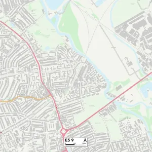 Hackney E5 9 Print Map Hackney E5 9 Print Map