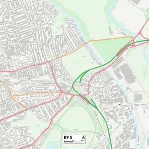 Hackney E9 5 Print Map Postcode Sector Hackney E9 5 Print Map Postcode Sector