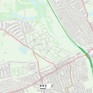 Newham E12 5 Print Map Sector Newham E12 5 Print Map Sector