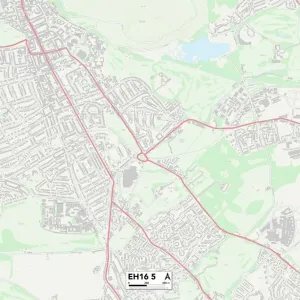 Edinburgh EH16 5 Postcode Sector Print Map Edinburgh EH16 5 Postcode Sector Print Map
