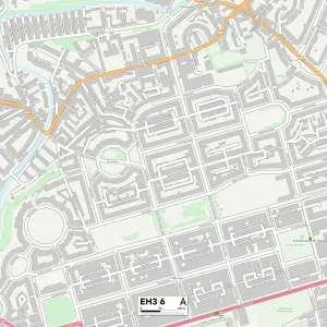 Edinburgh EH3 6 Print Map Sector Edinburgh EH3 6 Print Map Sector