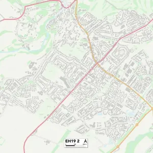 Midlothian EH19 2 Map