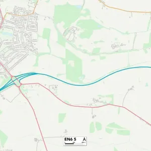 Hertsmere EN6 5 Map Hertsmere EN6 5 Map