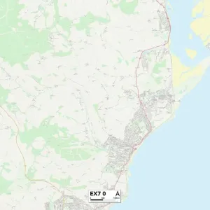 Exeter EX7 0 Print Map Sector Exeter EX7 0 Print Map Sector