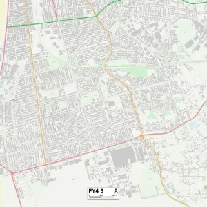 Blackpool FY4 3 Print Postcode Sector Map