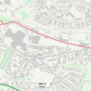 Glasgow G31 5 Print Map Sector Glasgow G31 5 Print Map Sector