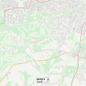 Woking GU22 0 Print Map Sector Guide Woking GU22 0 Print Map Sector Guide