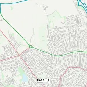 Harrow HA8 8 Map Harrow HA8 8 Map