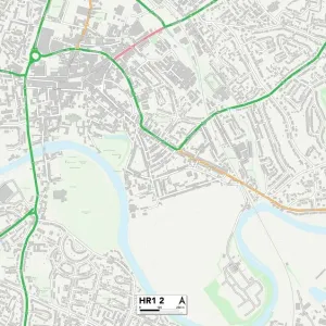 Hereford HR1 2 Map Hereford HR1 2 Map