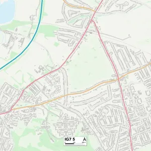 Epping Forest IG7 5 Print Map Epping Forest IG7 5 Print Map