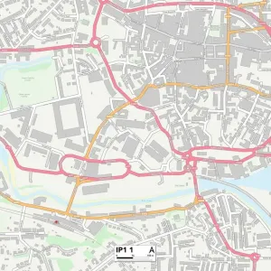 IP1 1 Print Map of Ipswich Postcode Sector IP1 1 Print Map of Ipswich Postcode Sector