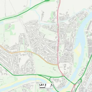 Lancaster LA1 2 Carte Lancaster LA1 2 Carte