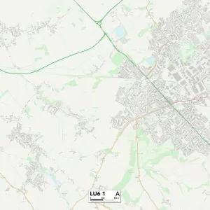 Central Bedfordshire LU6 1 Print Map Sector Central Bedfordshire LU6 1 Print Map Sector