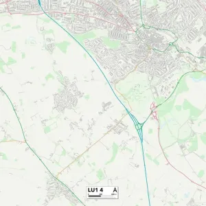 Luton LU1 4 Map Luton LU1 4 Map
