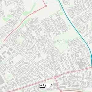 LU4 0 Print Map of Luton Postcode Sector LU4 0 Print Map of Luton Postcode Sector
