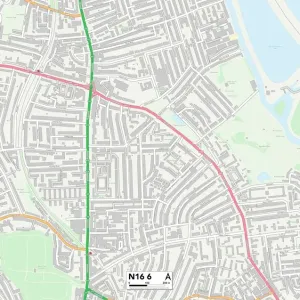 Hackney N16 6 Karte Hackney N16 6 Karte