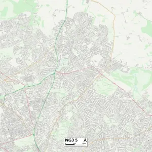Gedling NG3 5 Print Map Sector Gedling NG3 5 Print Map Sector