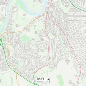 Nottingham NG2 7 Print Map Sector Guide Nottingham NG2 7 Print Map Sector Guide