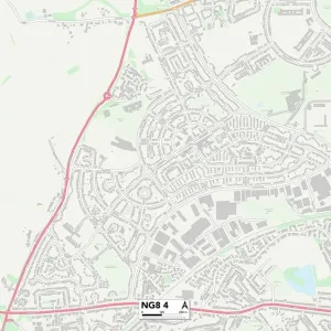 Nottingham NG8 4 Print Map Sector Nottingham NG8 4 Print Map Sector