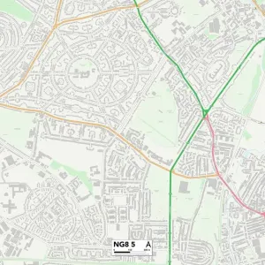 Nottingham NG8 5 Print Map Sector Nottingham NG8 5 Print Map Sector